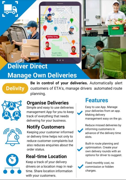 delivity food delivery sensors